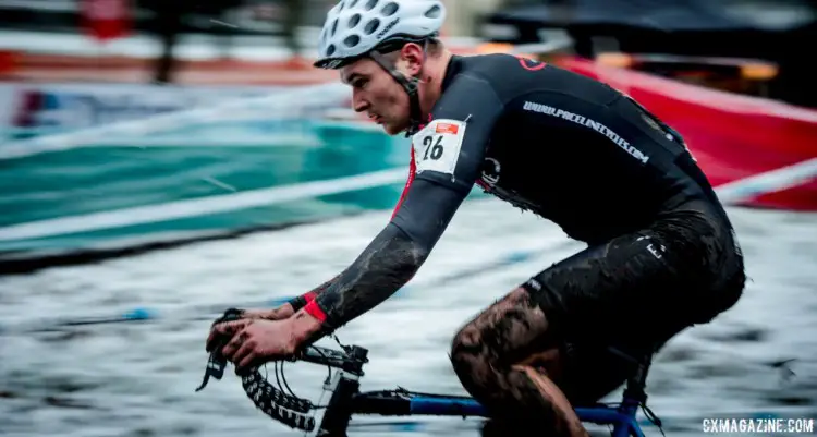 Whizzing by. 2017 HSBC UK National Trophy Series: Bradford. © C. Morley / Cyclocross