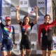 Women's podium: Anthony, McFadden and Gilbert. 2017 Resolution Cross Day 2. © Heather Sawtelle