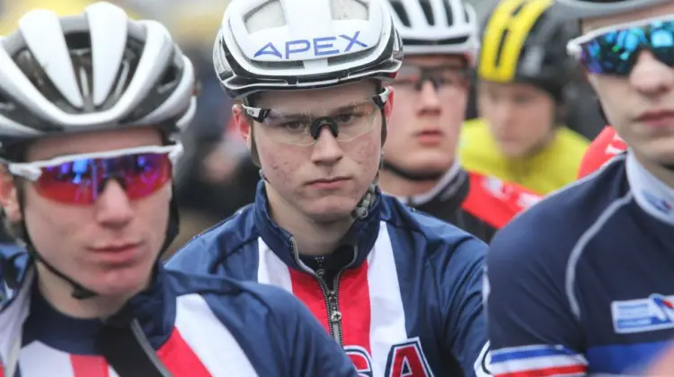 Pre-race focus. 2017 World Cup Zolder. © B. Hazen / Cyclocross Magazine