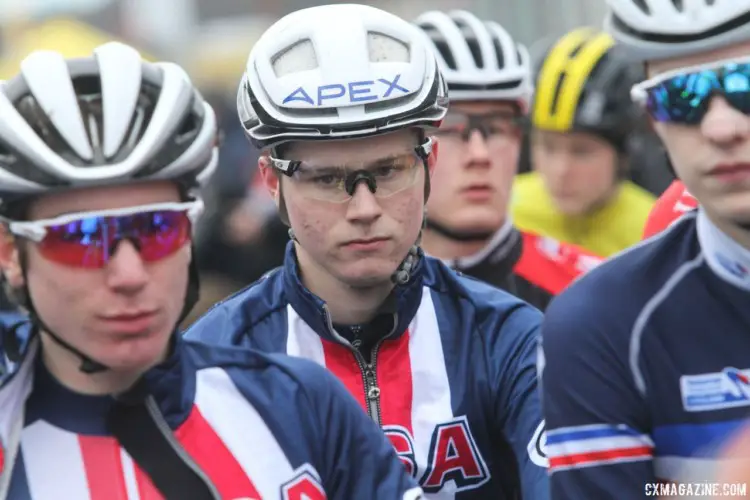 Pre-race focus. 2017 World Cup Zolder. © B. Hazen / Cyclocross Magazine