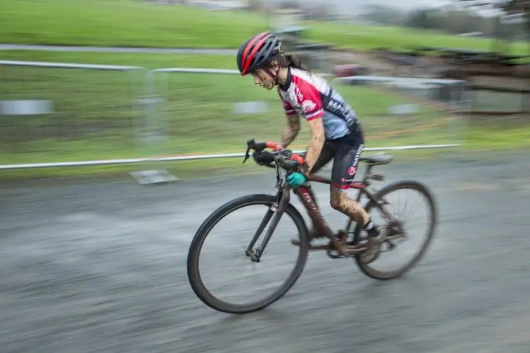 Vida Lopez de San Ramon was one of the Juniors who participated in the race. 2017 CX Nation Cup. © B. Stendor