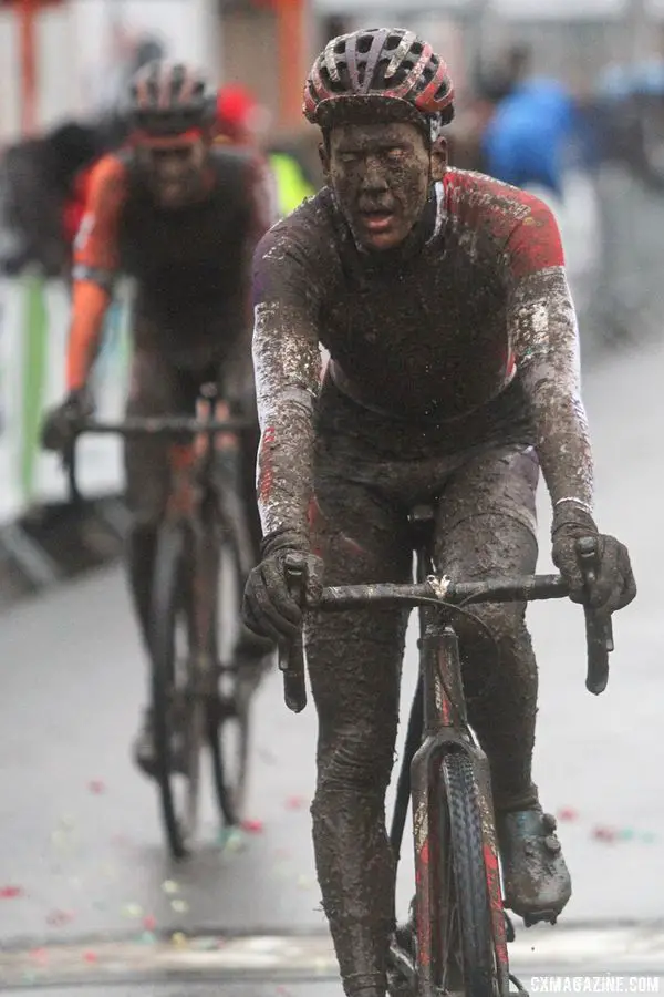Tom Meeusen was a tough mudder at Druivencross. 2017 Vlaamse Druivencross. © B. Hazen / Cyclocross Magazine