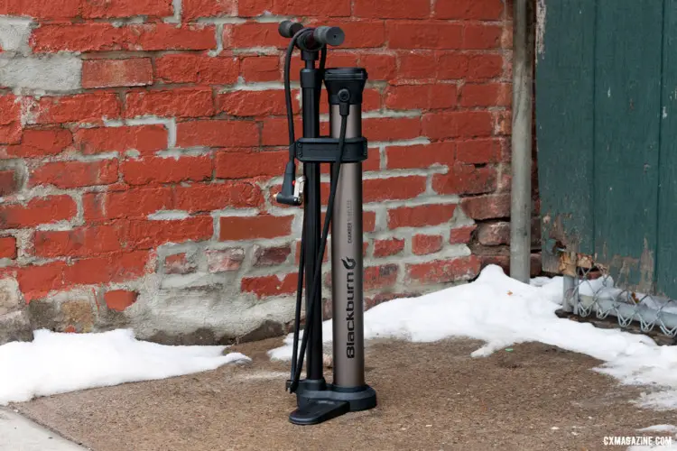 The Blackburn Chamber Tubeless Floor Pump retails at $149 and is at your local shop now. © Cyclocross Magazine