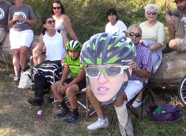 Kaitie Keough had an impressive cheering section in Waterloo.