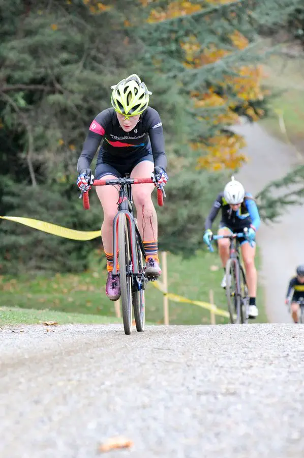 Heidi Franz took home an impressive Elite Women's victory. 2017 MFG Cyclocross Woodland Park. photo: Crofoot Photography