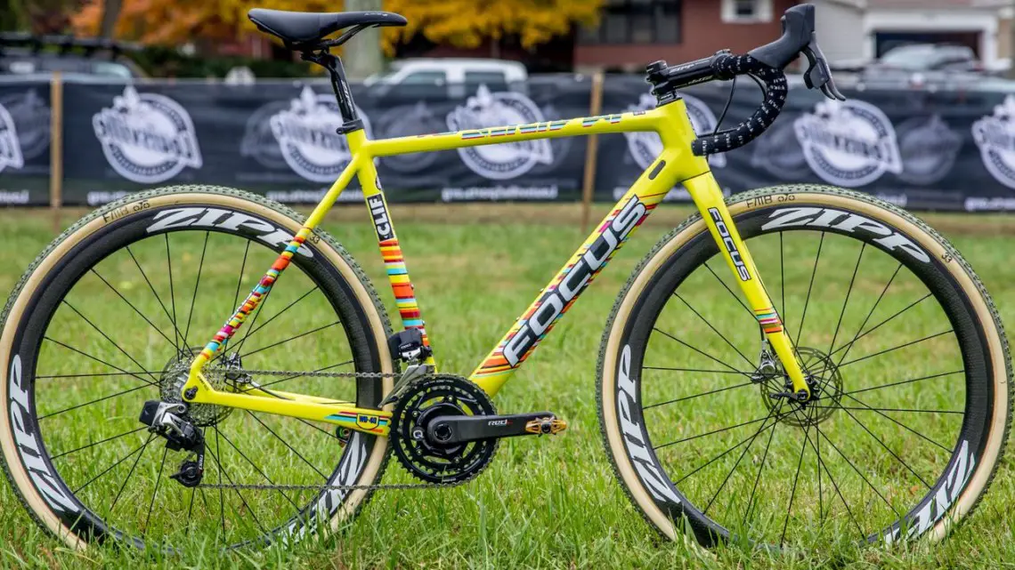 Jeremy Powers' 2017 Pan-Ams Focus Mares. © D. Perker / Cyclocross Magazine