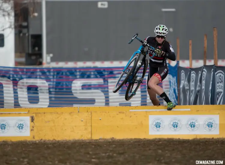 Jen Malik is working on becoming the next Cyclocross Doctor. Collegiate Club Women. 2018 Cyclocross National Championships. © A. Yee / Cyclocross Magazine