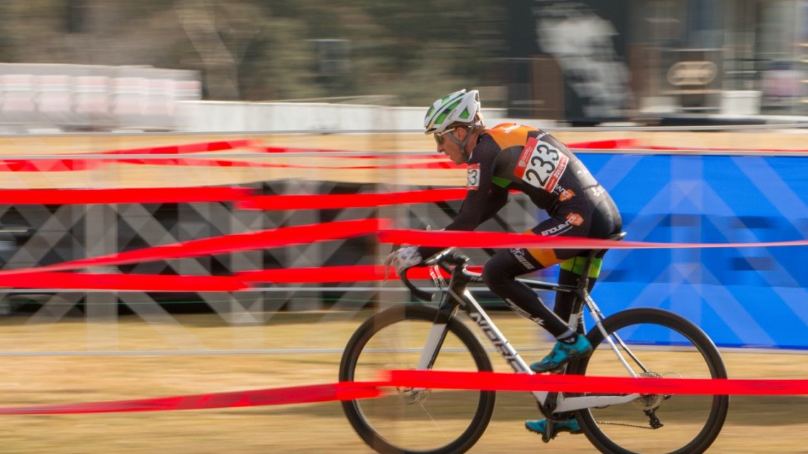 Kevin Day wins the Masters 35-39. 2018 Cyclocross National Championships. © A. Yee / Cyclocross Magazine