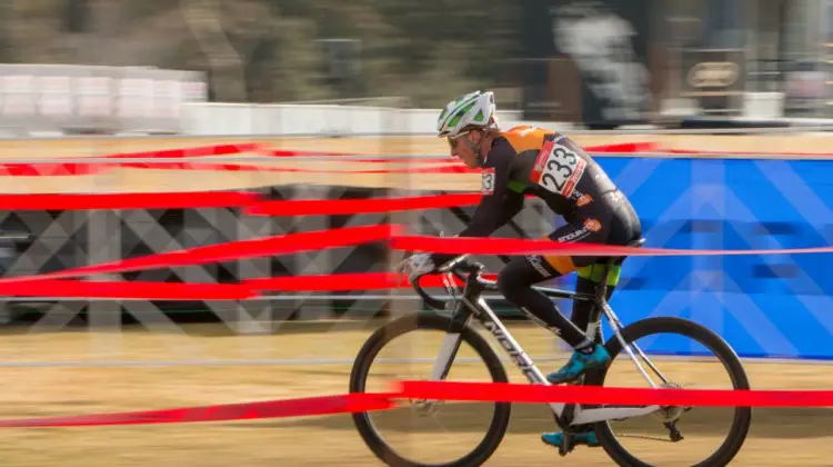 Kevin Day wins the Masters 35-39. 2018 Cyclocross National Championships. © A. Yee / Cyclocross Magazine