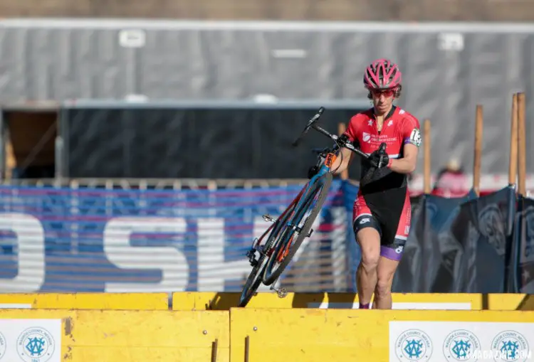 Monica Lloyd won the Masters 40-44 title on Friday. Masters Women 40-44. 2018 Cyclocross National Championships. © A. Yee / Cyclocross Magazine