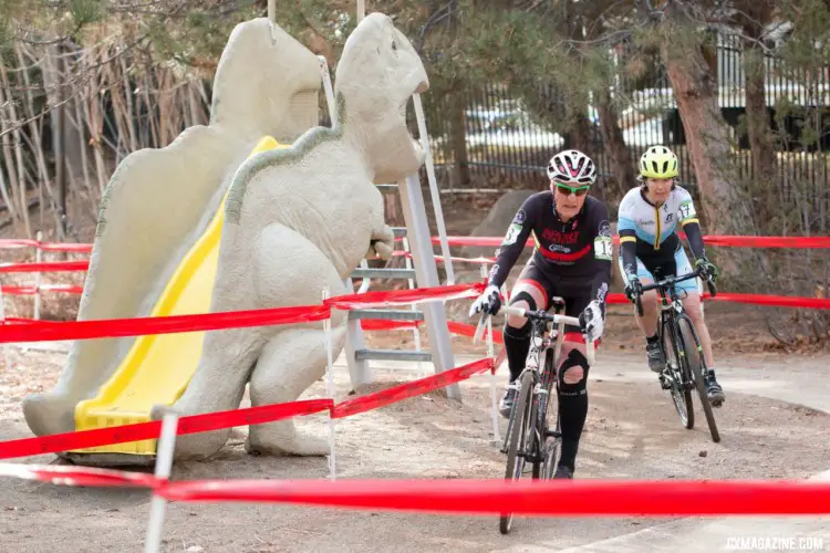 Tove Shere got the win in the Masters 65-69 race. Masters Women 60+. 2018 Cyclocross National Championships. © A. Yee / Cyclocross Magazine