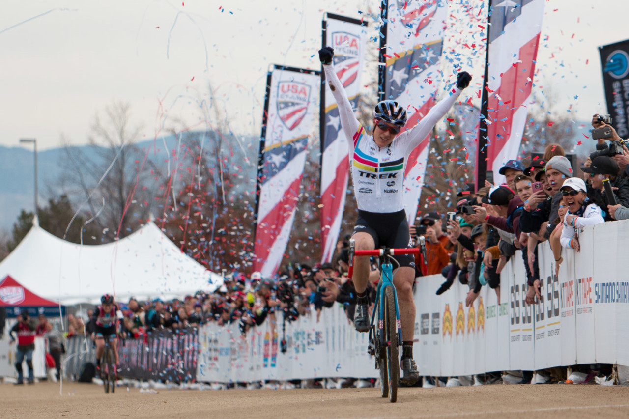 Compton heads to Louisville facing her toughest challenge yet. 2018 Cyclocross National Championships. © A. Yee / Cyclocross Magazine