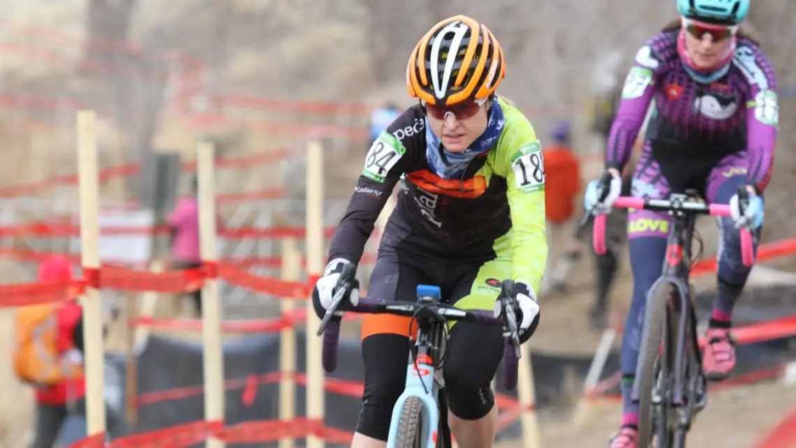 Stacey Richardson won the Masters 35-39 race on Friday. 2018 Cyclocross National Championships, Women Masters 35-39. © D. Mable / Cyclocross Magazine