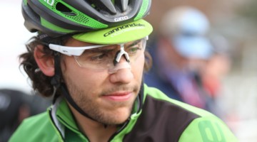 Curtis White relaxes before his first career Elite National Championships.2018 Reno Cyclocross Nationals, Sunday. © D. Mable / Cyclocross Magazine