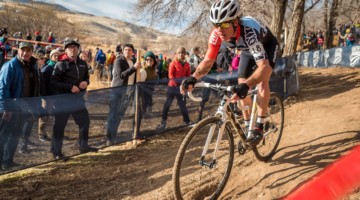 Jonathan Page rode into the top ten during his last race as a professional. 2018 Reno Cyclocross National Championships. © J. Vander Stucken / Cyclocross Magazine