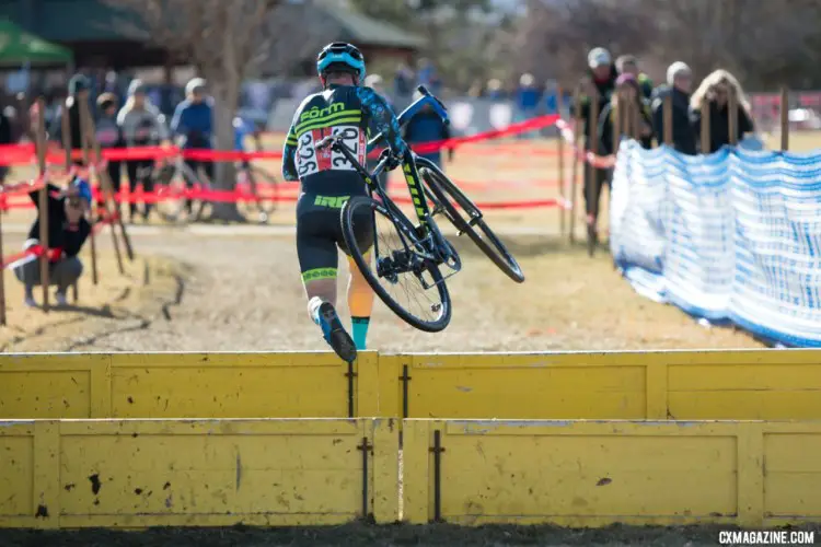 Jake Wells had smooth sailing in front of him. Masters 40-44. 2018 Cyclocross National Championships. © J. Vander Stucken / Cyclocross Magazine