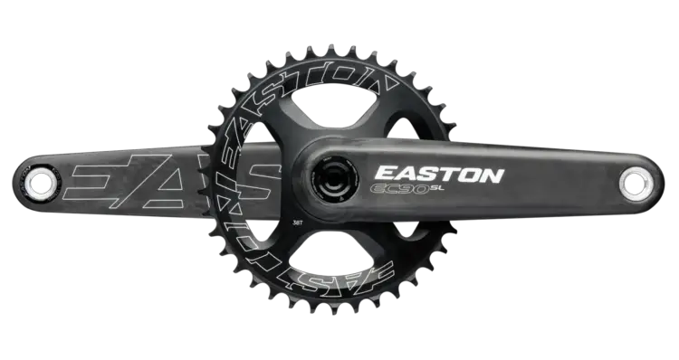 Easton's gram-shaving, power meter-ready modular EC90 SL Crankset.