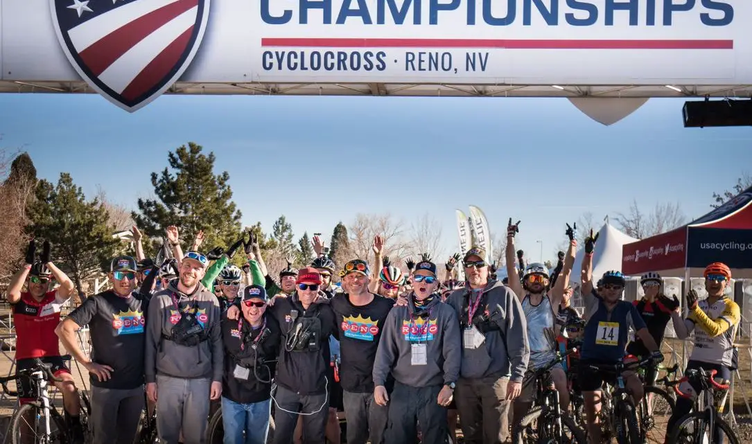 2018 Reno Cyclocross Nationals Operations Team: Darron Sturgeon, John Ward, Ron Patch, Bill Marshall, Coby Rowe, John Kennedy, Brian Armon. photo: courtesy