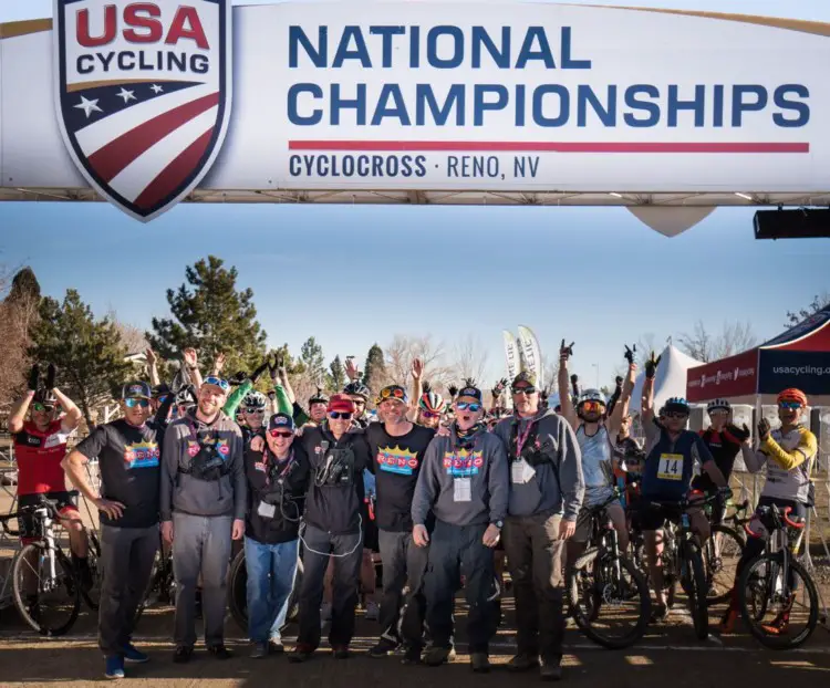 2018 Reno Cyclocross Nationals Operations Team: Darron Sturgeon, John Ward, Ron Patch, Bill Marshall, Coby Rowe, John Kennedy, Brian Armon. photo: courtesy