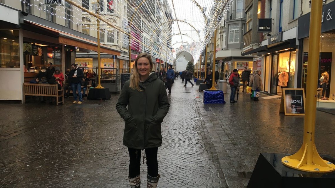 Elle Anderson is finding a home away from home in Oostende, Belgium. photo: courtesy