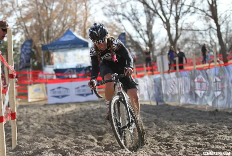 Stacy Sturm, Second. Singlespeed Women. 2018 Cyclocross National Championships. © D. Mable/ Cyclocross Magazine