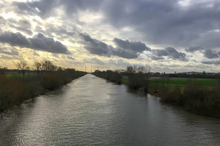 The Leie River is a frequent training spot. photo: Corey Coogan Cisek