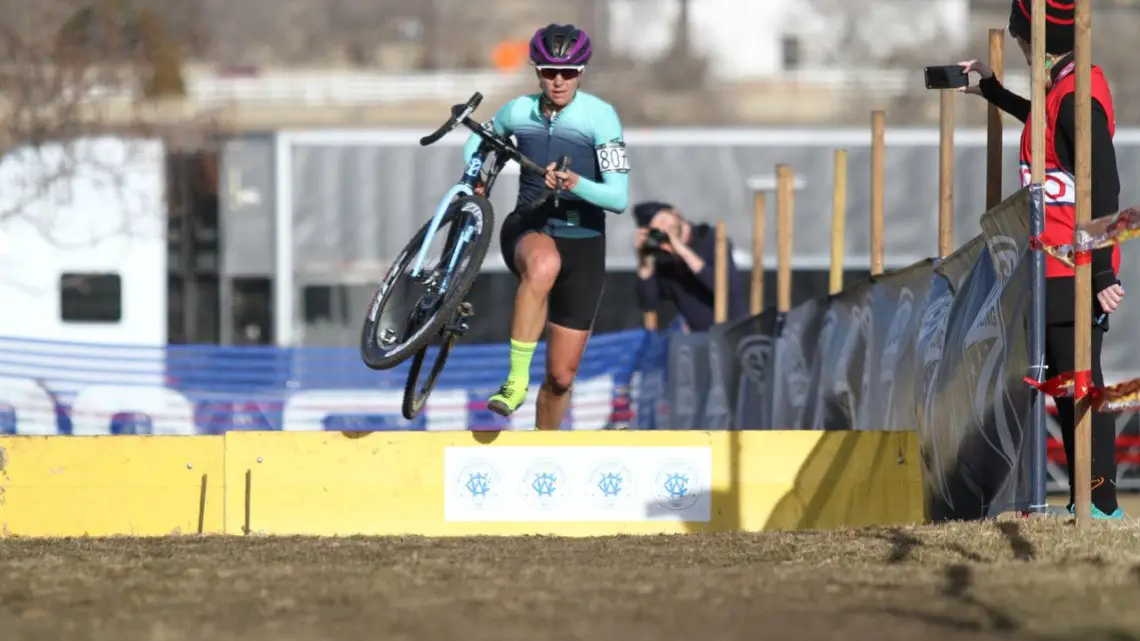 Will we see Meredith Miller racing high-level singlespeed again soon? Singlespeed Women. 2018 Cyclocross National Championships. © D. Mable/ Cyclocross Magazine