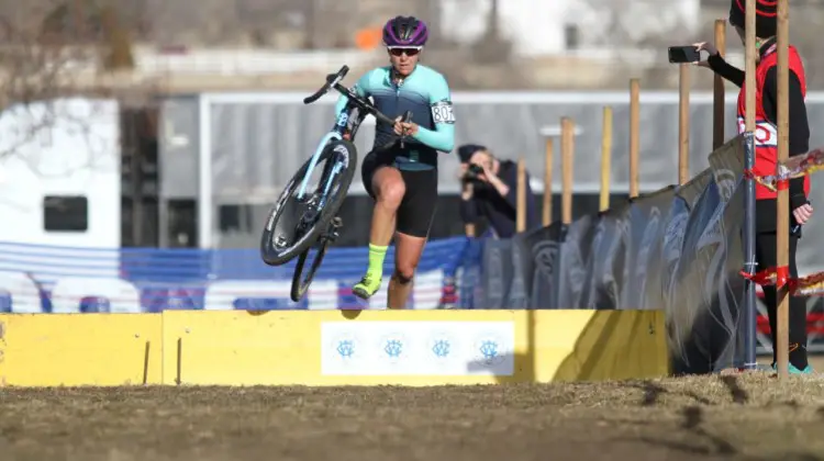 Will we see Meredith Miller racing high-level singlespeed again soon? Singlespeed Women. 2018 Cyclocross National Championships. © D. Mable/ Cyclocross Magazine