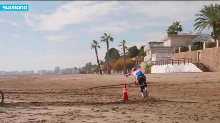 It's All About Having Fun one-handed turns. photo: YouTube screen capture
