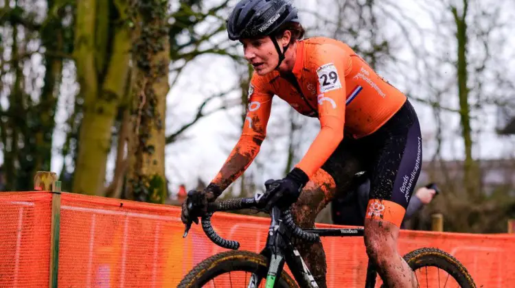 Marianne Vos raced her typical abbreviated 'cross season, but never really got it going as she usually does. Elite Women, 2018 UCI Cyclocross World Championships, Valkenburg-Limburg, The Netherlands. © Gavin Gould / Cyclocross Magazine