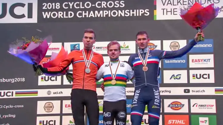 U23 Men. 2018 UCI Cyclocross World Championships, Valkenburg-Limburg, The Netherlands.