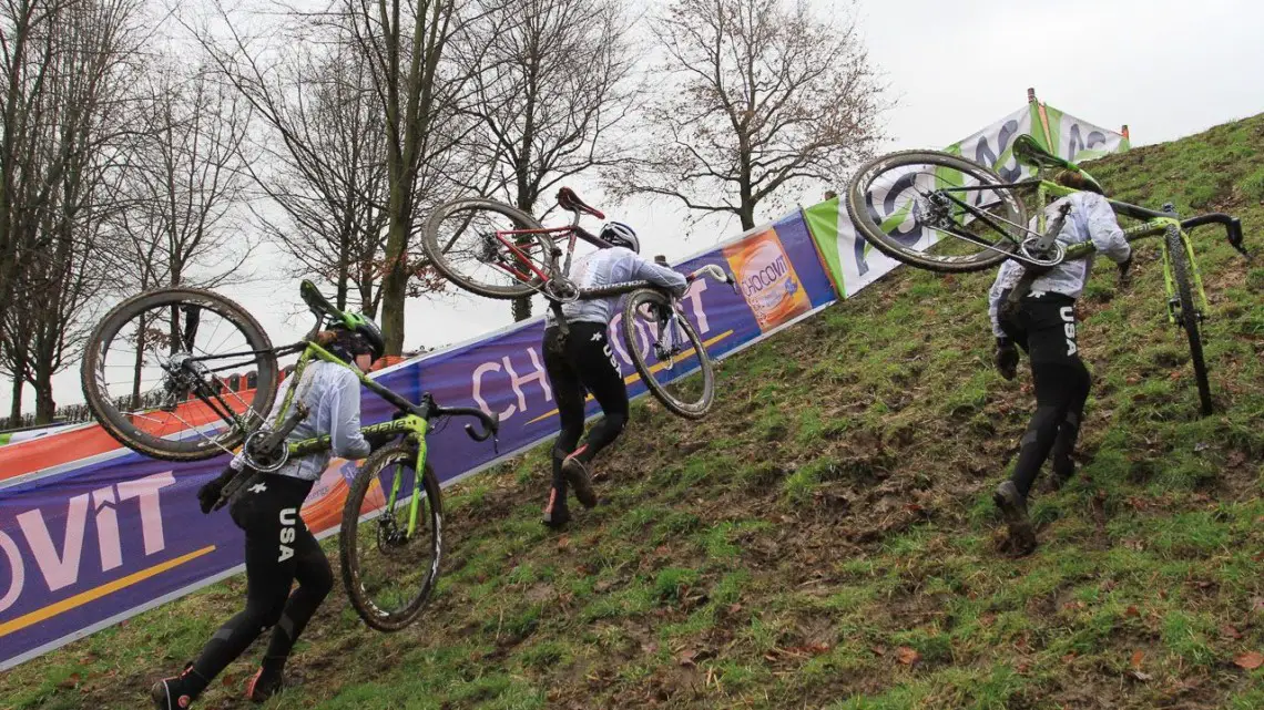 2018 Valkeburg Cyclocross World Championships - Thursday Practice. © B. Hazen / Cyclocross Magazine