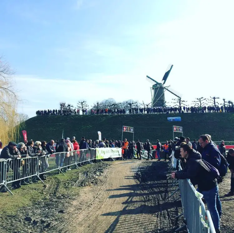 The scene at Brico Cross Hulst. Corey Coogan Cisek rider diary. © Hans van der Maarel / Cyclocross Magazine