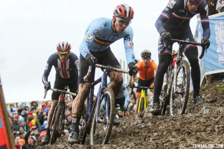 Laurens Sweeck bounced back to win at Parkcross Maldegem. 2018 UCI Cyclocross World Championships, Valkenburg-Limburg, The Netherlands. © Bart Hazen / Cyclocross Magazine