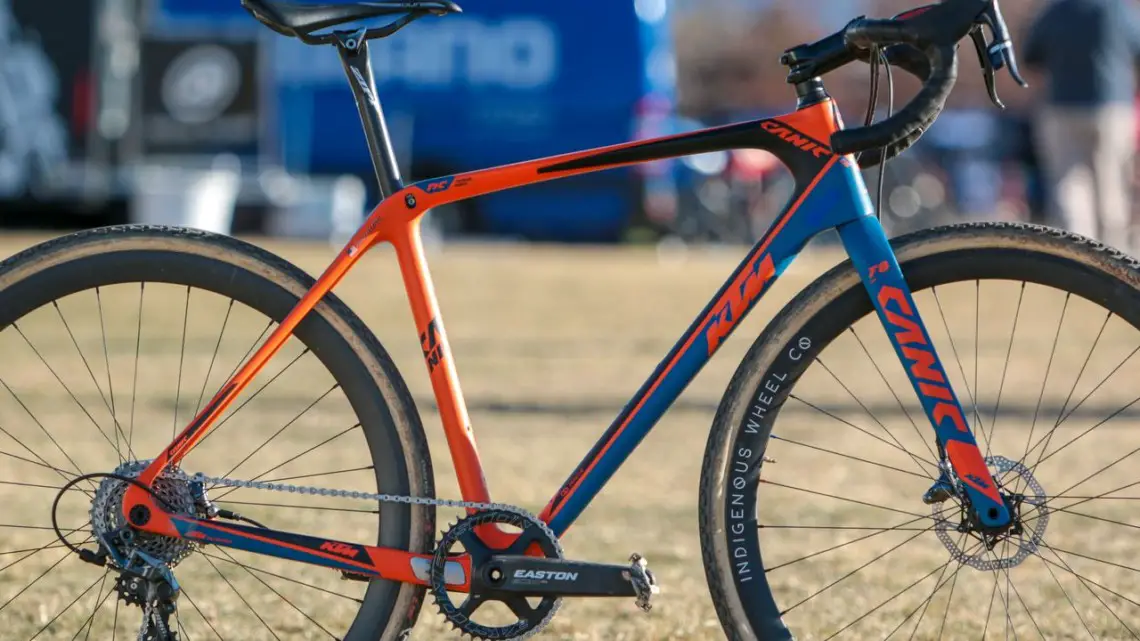 Monica Lloyd's Masters 40-44 Title-winning KTM Canic cyclocross bike. 2018 Cyclocross National Championships. © A. Yee / Cyclocross Magazine