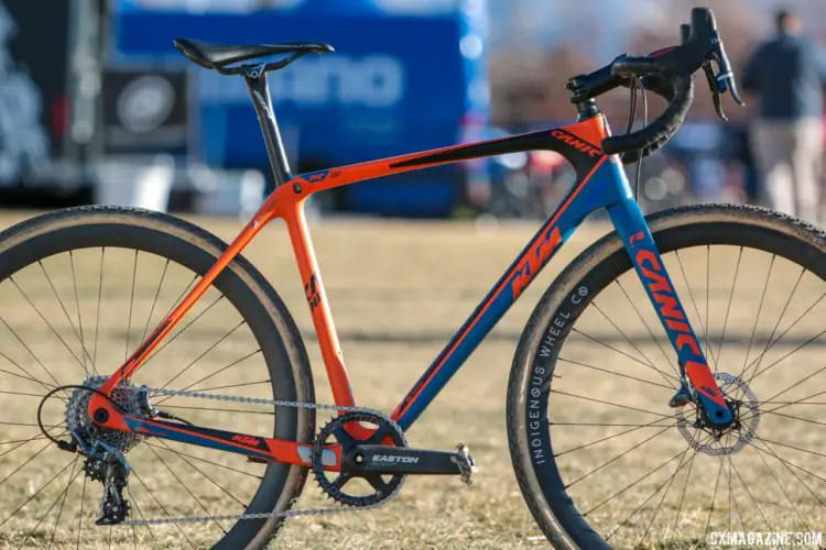 Monica Lloyd's Masters 40-44 Title-winning KTM Canic cyclocross bike. 2018 Cyclocross National Championships. © A. Yee / Cyclocross Magazine