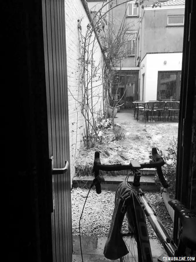 Last year featured a lot of days inside on the trainer. Corey Coogan Cisek rider diary. © C. Coogan Cisek / Cyclocross Magazine