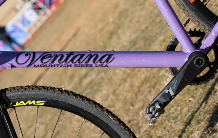 Ventana Mountain Bikes builds frames for brands such as Specialized and Felt, even if its name is not immediately familiar. Hope Crockell's Junior 13-14 Ventana El Martillo CX, 2018 Cyclocross National Championships. © C. Lee / Cyclocross Magazine