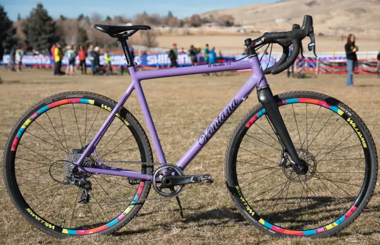 Hope Crockell's Junior 13-14 purple alloy Ventana El Martillo CX, 2018 Cyclocross National Championships. © C. Lee / Cyclocross Magazine
