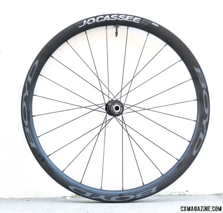 The $2,000 Boyd Jocassee 650b Carbon Tubeless Gravel Wheelset. © C. Lee / Cyclocross Magazine