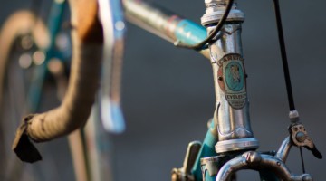 Bikes from the 60s, 70s and 80s are often great candidates for a gravel bike on a budget. This 1964 Carlton Flyer with Campagnolo Nuovo Record was just $100 and can clear 38mm tires. © Cyclocross Magazine