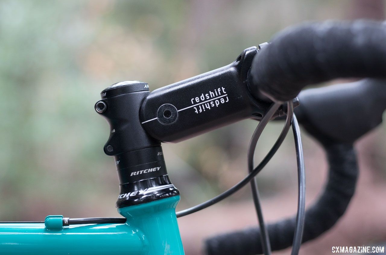 The Redshift Sports ShockStop stem was the company's first release. Redshift Sports StopShock suspension stem. © Cyclocross Magazine