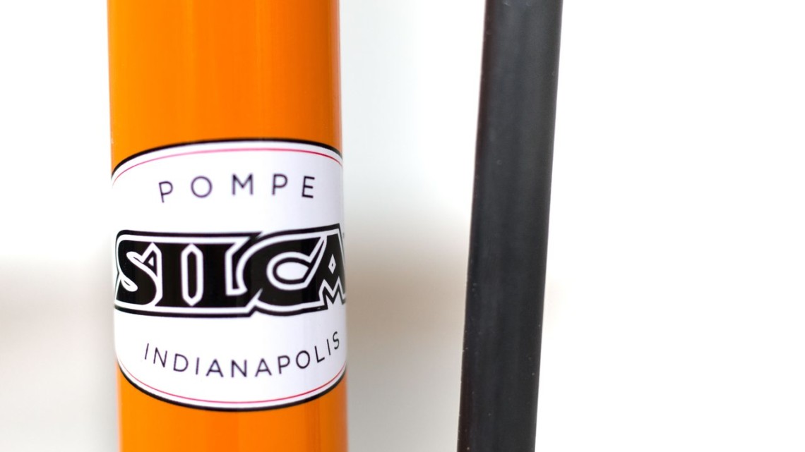 Silca now manufactures its pumps in Indianapolis. Silca Pista floor pump. © Cyclocross Magazine