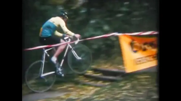 Stair-hopping, Germany, 1985. photo: YouTube capture.