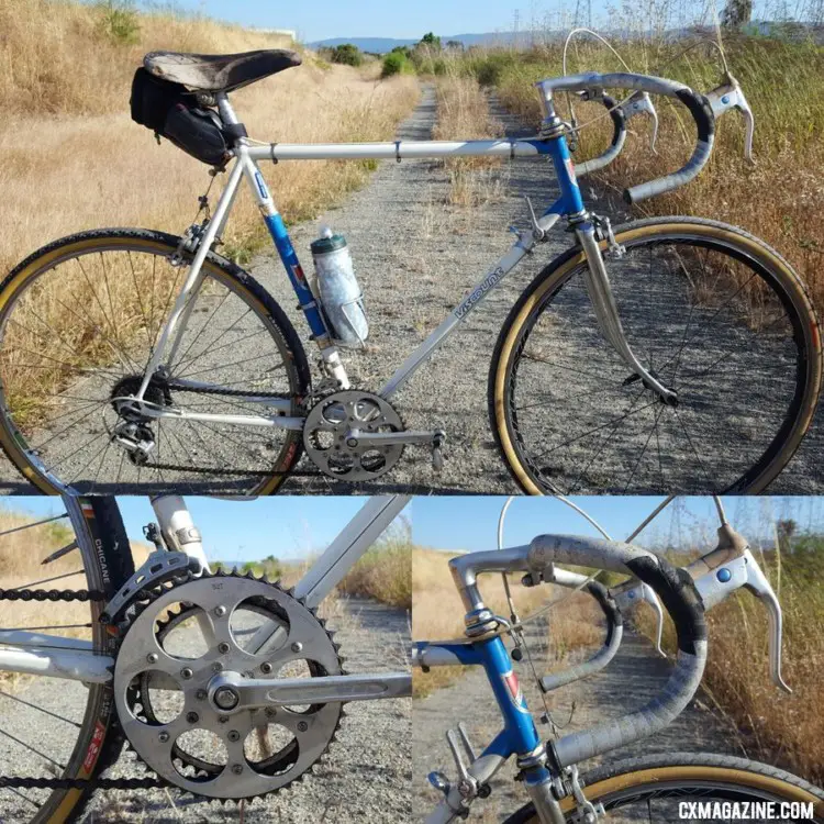 This $60 Viscount Aerospace Grand Prix has proven that selecting a bike for gravel riding is not rocket science. With new tires, bar tape and housing (recalled death fork replaced long ago), it should be ready for exploring off the beaten path, even if it won't win any beauty contests or please period purists. © Cyclocross Magazine