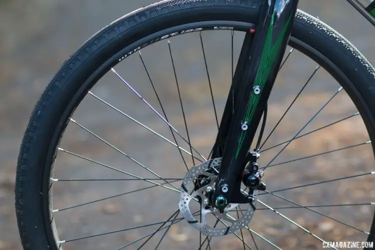 The updated 2018 Van Dessel Country Road Bob's fork is ready for your next adventure with complete adventure mounts for frame bags or a cargo cage. © Cyclocross Magazine