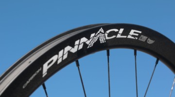 The carbon Pinnacle tubeless rims are 23.4mm wide and 36mm deep. Boyd Cycling Pinnacle Tubeless Gavel and Tubular Cyclocross Wheelsets. 2018 Sea Otter Classic. © Cyclocross Magazine