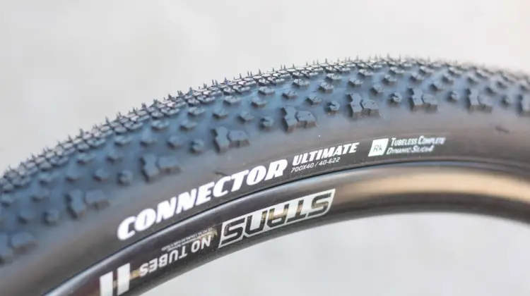 Goodyear introduced a new line of bicycle tires that includes two gravel options. New Goodyear County and Connector Tubeless Gravel Tires. 2018 Sea Otter Classic. © Cyclocross Magazine