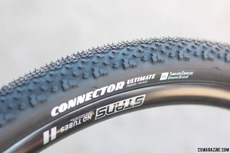 Goodyear introduced a new line of bicycle tires that includes two gravel options. New Goodyear County and Connector Tubeless Gravel Tires. 2018 Sea Otter Classic. © Cyclocross Magazine