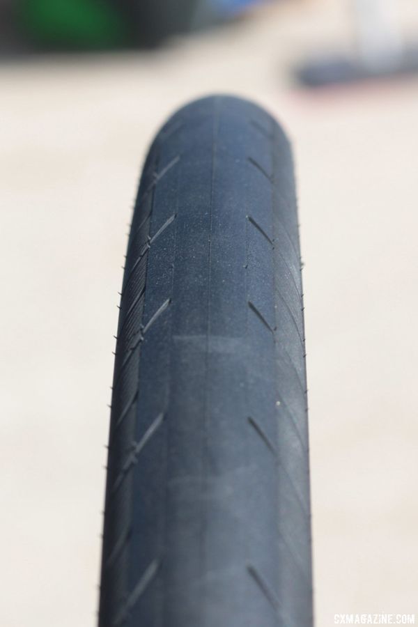 Goodyear also has a 32mm wide road tread called the Eagle All-Season that might be useful for rougher roads. 2018 Sea Otter Classic. © Cyclocross Magazine